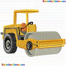 Construction Machinery Vehicles 16 Embroidery Design