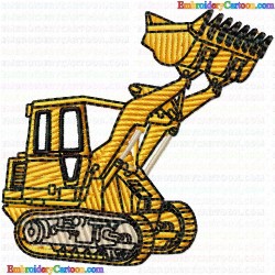 Construction Machinery Vehicles 20 Embroidery Design