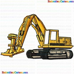 Construction Machinery Vehicles 22 Embroidery Design