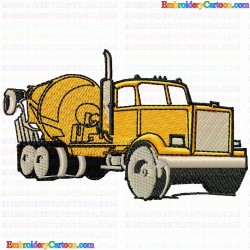 Construction Machinery Vehicles 30 Embroidery Design