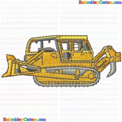 Construction Machinery Vehicles 34 Embroidery Design