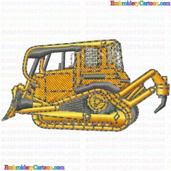 Construction Machinery Vehicles 35 Embroidery Design