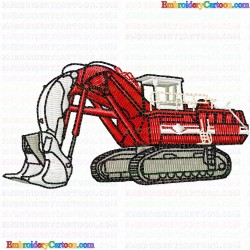 Construction Machinery Vehicles 38 Embroidery Design