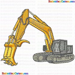 Construction Machinery Vehicles 39 Embroidery Design