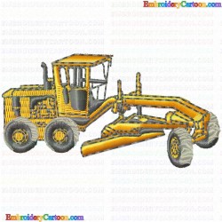 Construction Machinery Vehicles 43 Embroidery Design