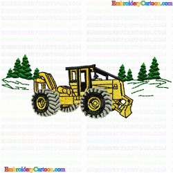 Construction Machinery Vehicles 44 Embroidery Design