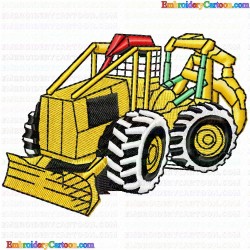 Construction Machinery Vehicles 52 Embroidery Design