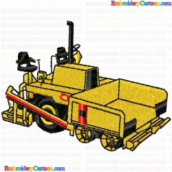 Construction Machinery Vehicles 55 Embroidery Design