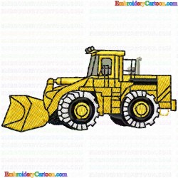 Construction Machinery Vehicles 57 Embroidery Design