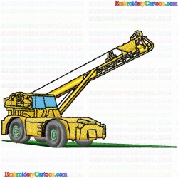 Construction Machinery Vehicles 60 Embroidery Design