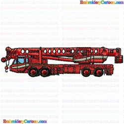 Construction Machinery Vehicles 64 Embroidery Design