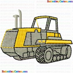 Construction Machinery Vehicles 66 Embroidery Design