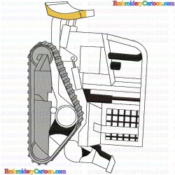 Construction Machinery Vehicles 67 Embroidery Design