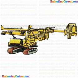 Construction Machinery Vehicles 72 Embroidery Design