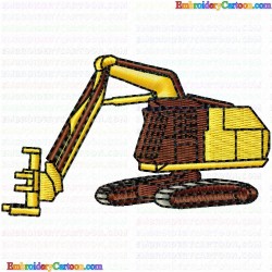 Construction Machinery Vehicles 73 Embroidery Design