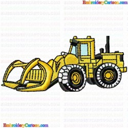 Construction Machinery Vehicles 74 Embroidery Design