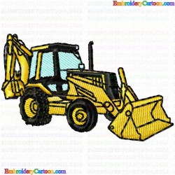 Construction Machinery Vehicles 76 Embroidery Design