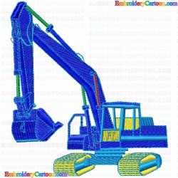 Construction Machinery Vehicles 7 Embroidery Design