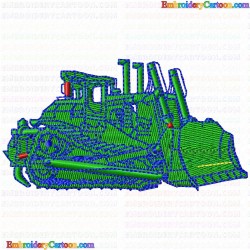 Construction Machinery Vehicles 8 Embroidery Design