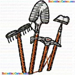 Construction Tools 1 Embroidery Design