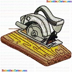 Construction Tools 4 Embroidery Design