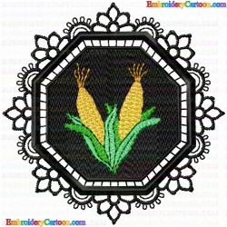 Corn 10 Embroidery Design