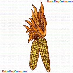 Corn 11 Embroidery Design