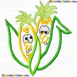 Corn 13 Embroidery Design