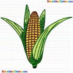 Corn 14 Embroidery Design