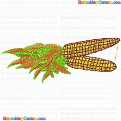 Corn 4 Embroidery Design