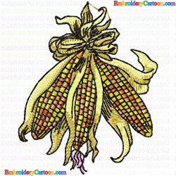 Corn 6 Embroidery Design