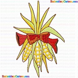 Corn 7 Embroidery Design