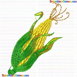 Corn 8 Embroidery Design