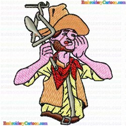 Cowboy and Hunter 109 Embroidery Design