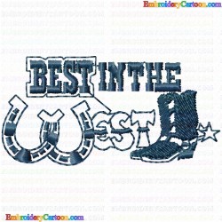 Cowboy and Hunter 2 Embroidery Design