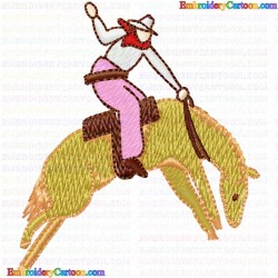 Cowboy and Hunter 39 Embroidery Design