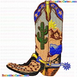 Cowboy and Hunter 52 Embroidery Design