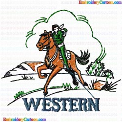 Cowboy and Hunter 9 Embroidery Design