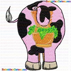 Cows 15 Embroidery Design