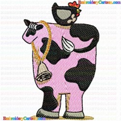 Cows 18 Embroidery Design