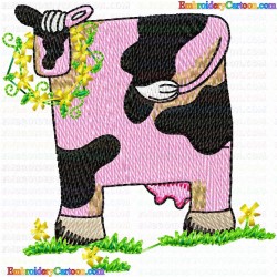 Cows 24 Embroidery Design