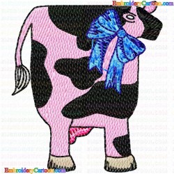 Cows 25 Embroidery Design