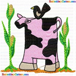 Cows 26 Embroidery Design