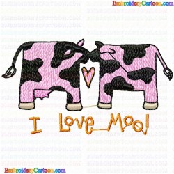 Cows 27 Embroidery Design