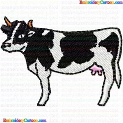 Cows 3 Embroidery Design