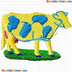 Cows 45 Embroidery Design