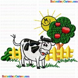 Cows 4 Embroidery Design