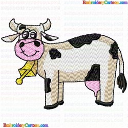 Cows 51 Embroidery Design