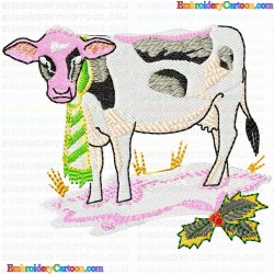 Cows 66 Embroidery Design