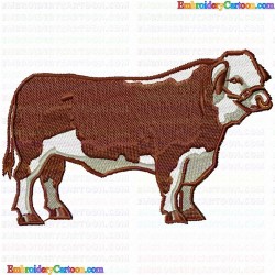 Cows 68 Embroidery Design